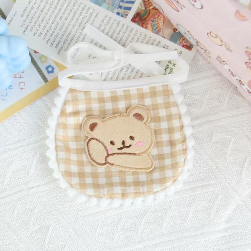 Pet's Saliva Towel Cat Bib Dog Lace Scarf