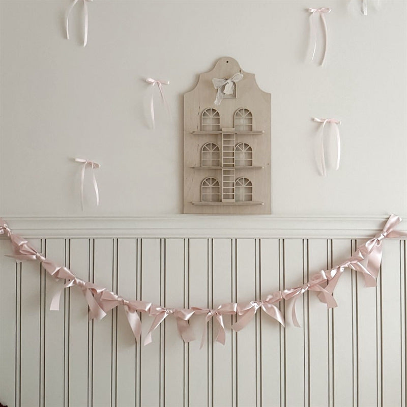 INS Same Bow Ribbon Latte Art