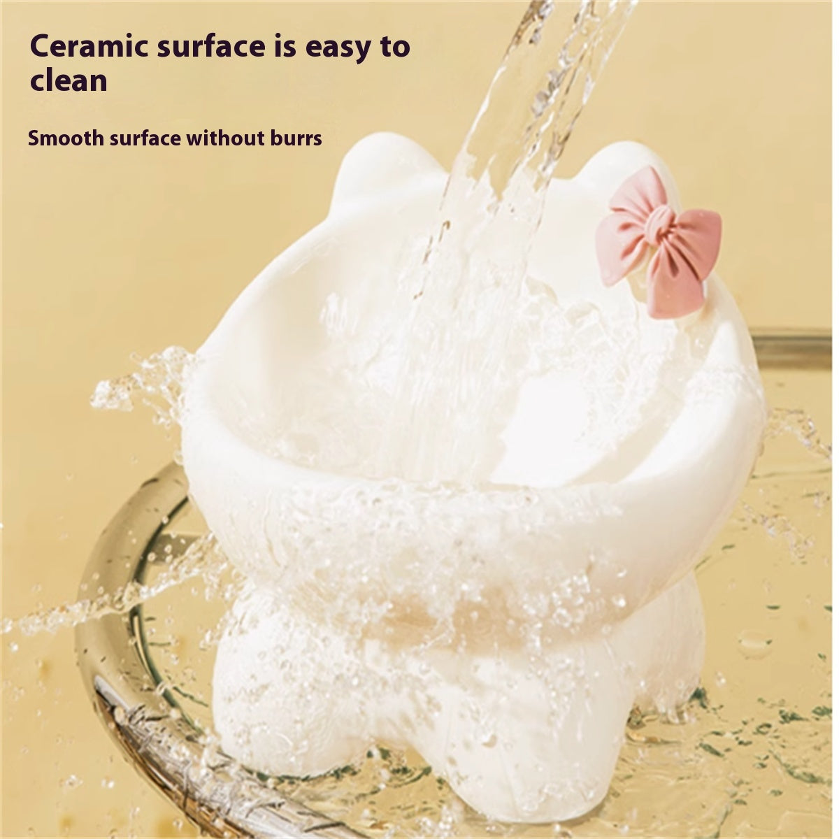 Protect The Cervical Vertebrae, Not Easy To Tip Over, And Prevent Black Chin Pet Bowl