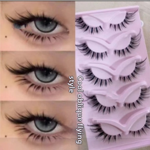 Slanted Cool European And American Smoky Makeup Thick Fox False Eyelashes