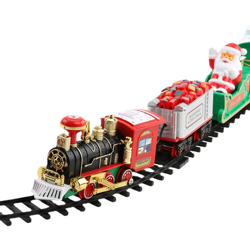 Electric Acousto-optic Suspension Christmas Rail Car