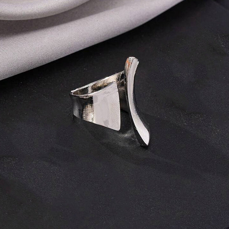 Simple Minimalist Round Open-ring Geometric Design Perfect For Womens Everyday Wear