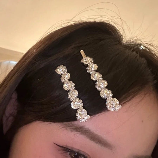 Bang Side Clip Crystal Rhinestone Sweet Cool Fairy Temperamental Side Clip