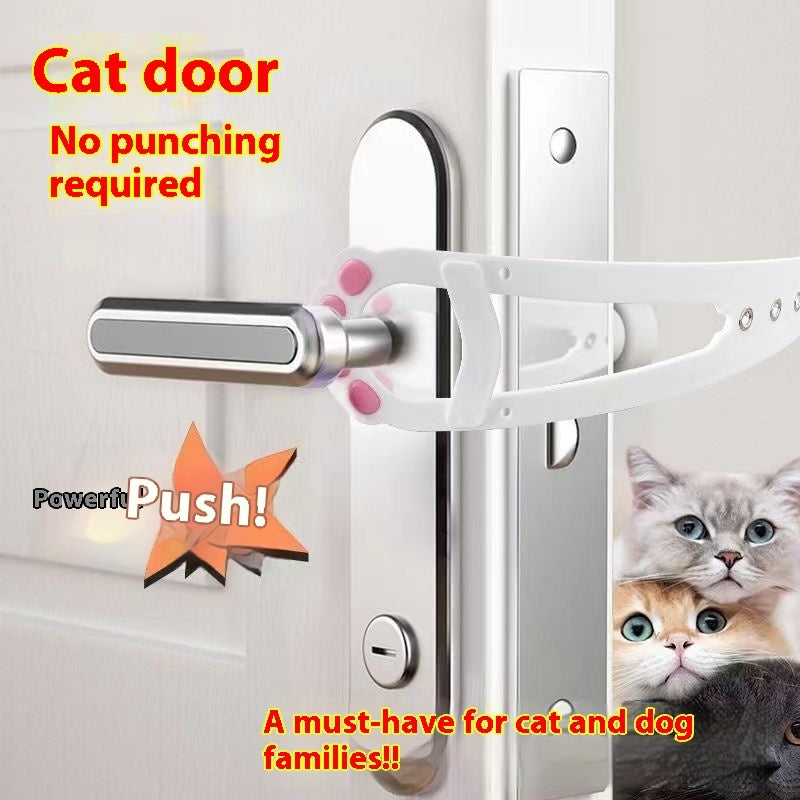 Pet Fence Cat Access Door Ventilation Punch-free
