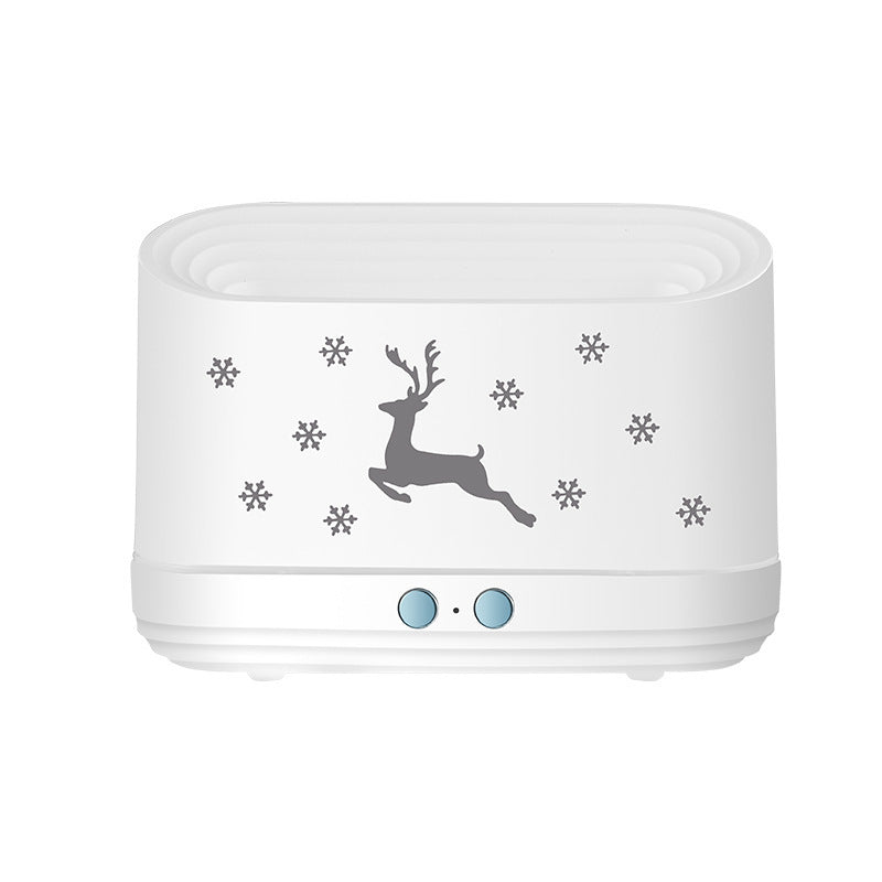 Elk Flame Humidifier Diffuser Mute Household Atmosphere Home Decorations