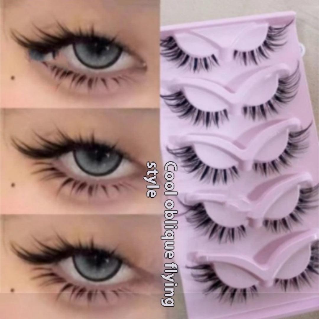Slanted Cool European And American Smoky Makeup Thick Fox False Eyelashes