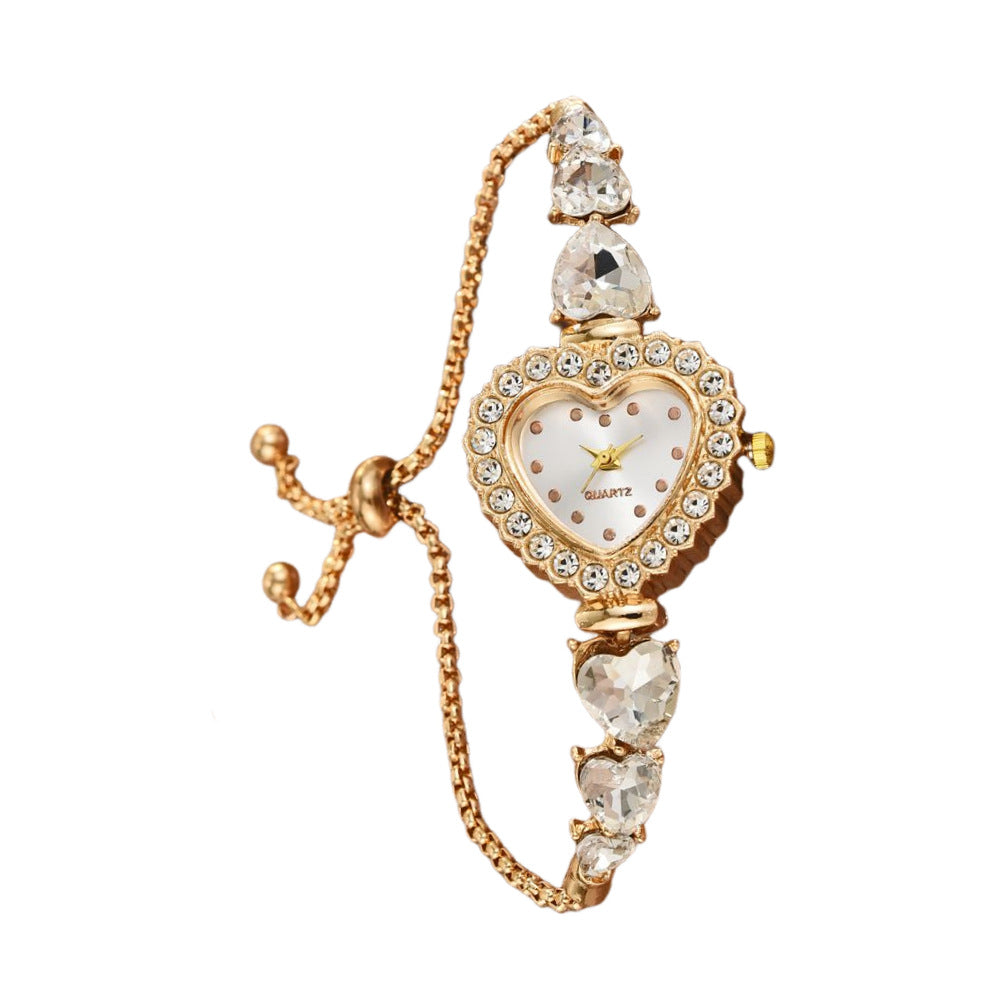 Exquisite Cute Heart Shape Quartz Watch Casual
