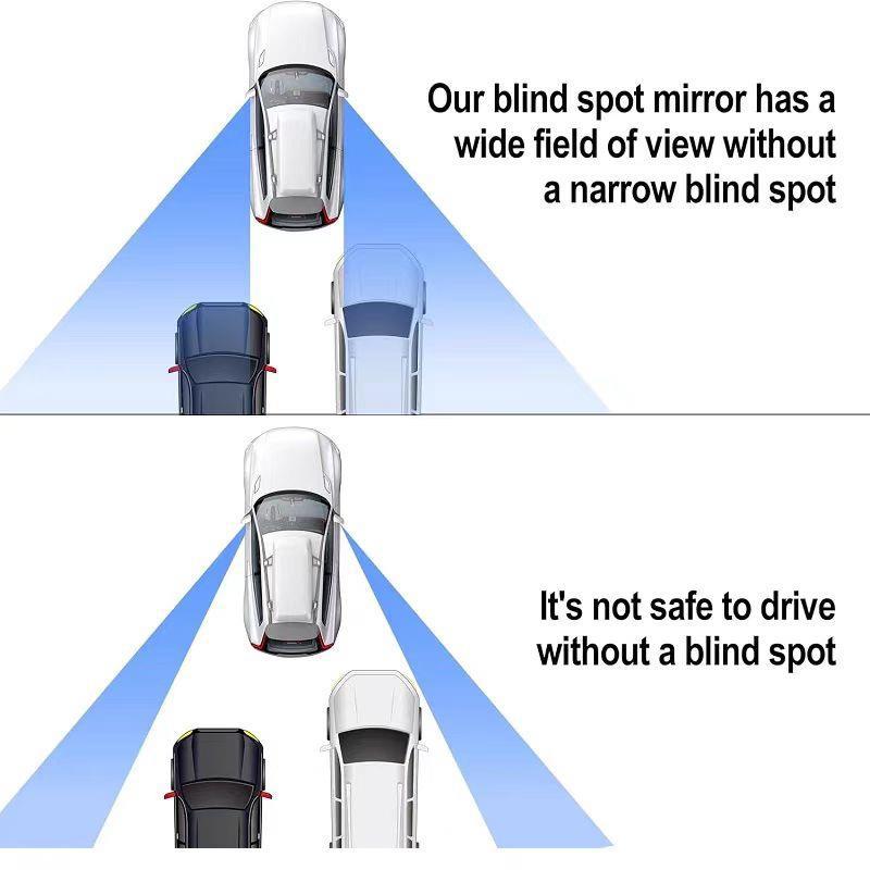 Car Rearview Mirror Heart-shaped Frameless Small Round Mirror