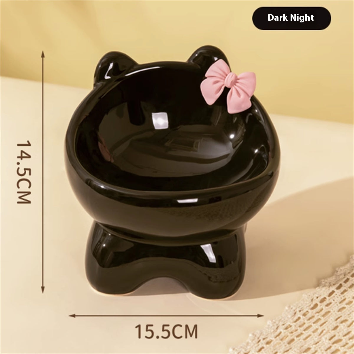 Protect The Cervical Vertebrae, Not Easy To Tip Over, And Prevent Black Chin Pet Bowl