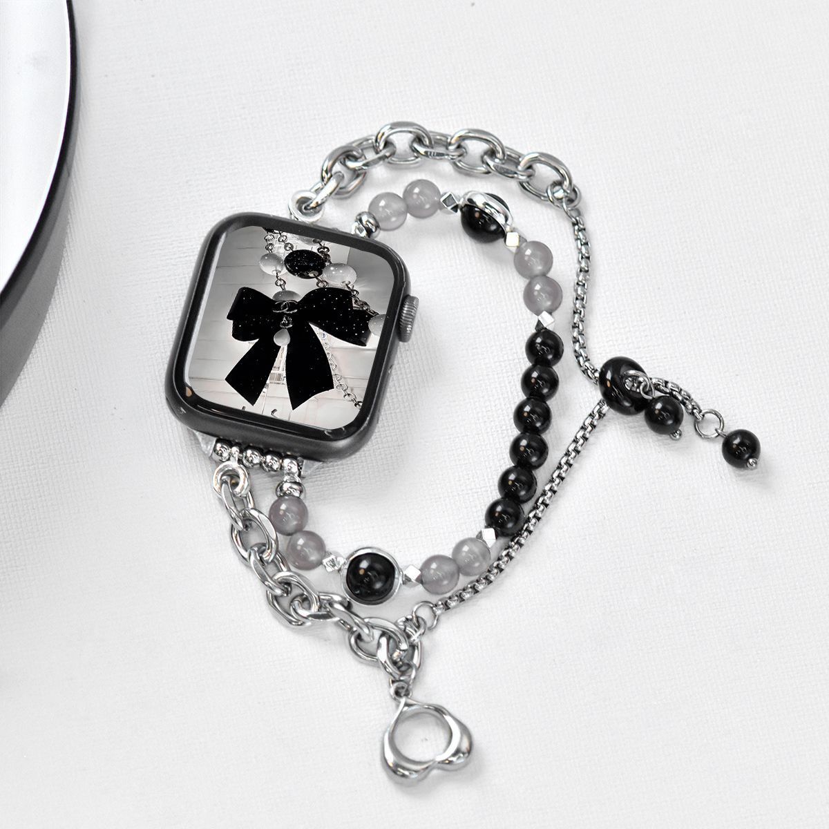 IWatchS10Ultra8 Generation 976543 Watch Band Classic Style Opal Chain Female