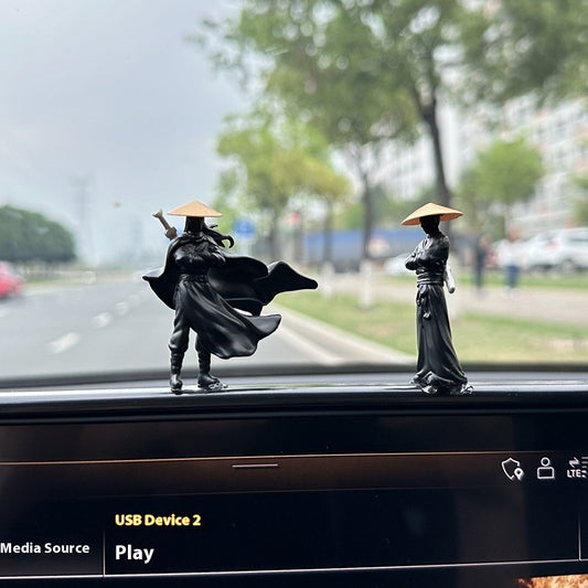 Computer Screen Desktop Office Car Decoration Ancient Style Knight Dashboard Car