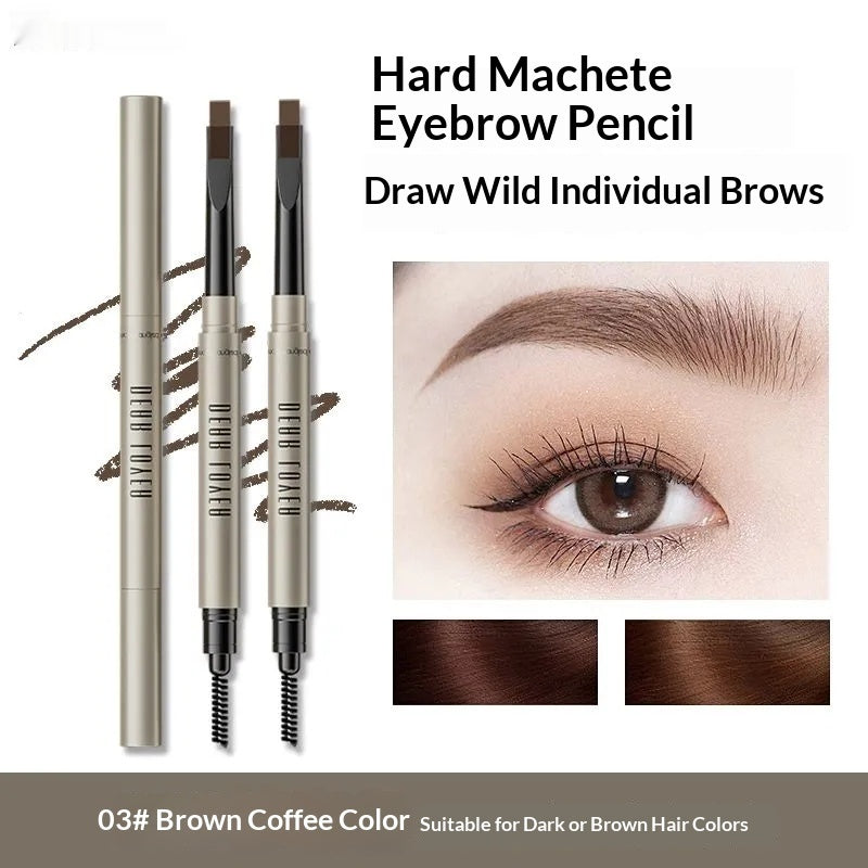 Studio-grade eyebrow Pencil With A Natural Wood Finish Waterproof And Smudge-proof