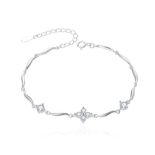 Korean Style Ins Wind Four-leaf Clover Bracelet Women