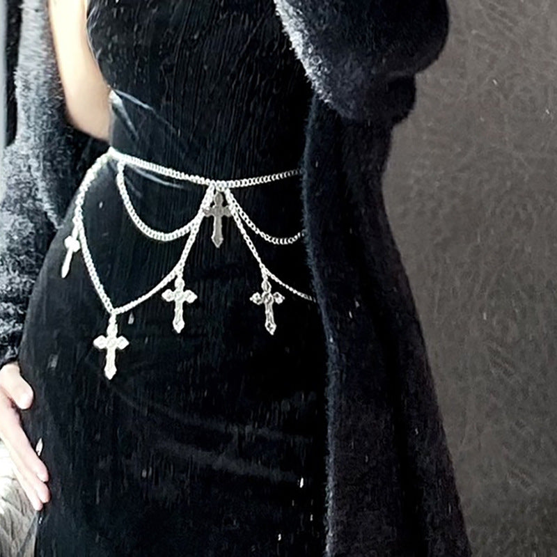 Women's Fashion Cross Waist Chain