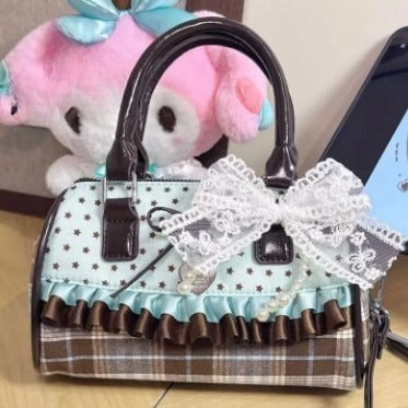 High-end Delicate Lace Bow Bagunique And Versatile