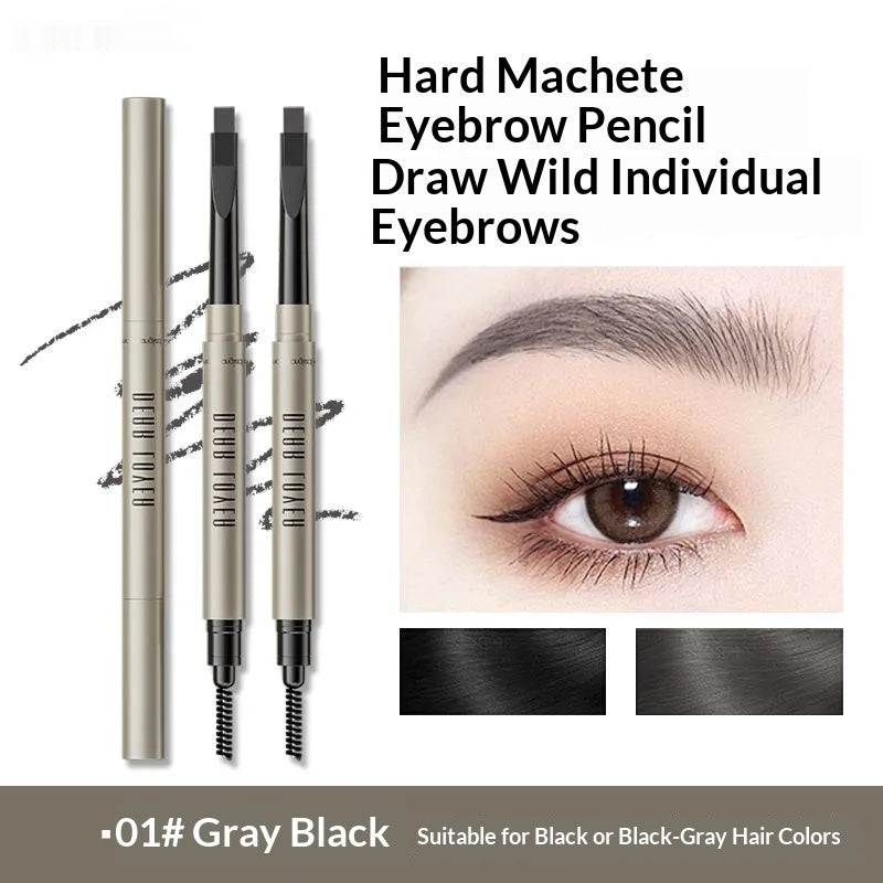 Studio-grade eyebrow Pencil With A Natural Wood Finish Waterproof And Smudge-proof