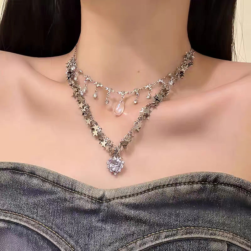 Stylish Personalized Multi-layer Necklace With A Designer-inspired Layered Look