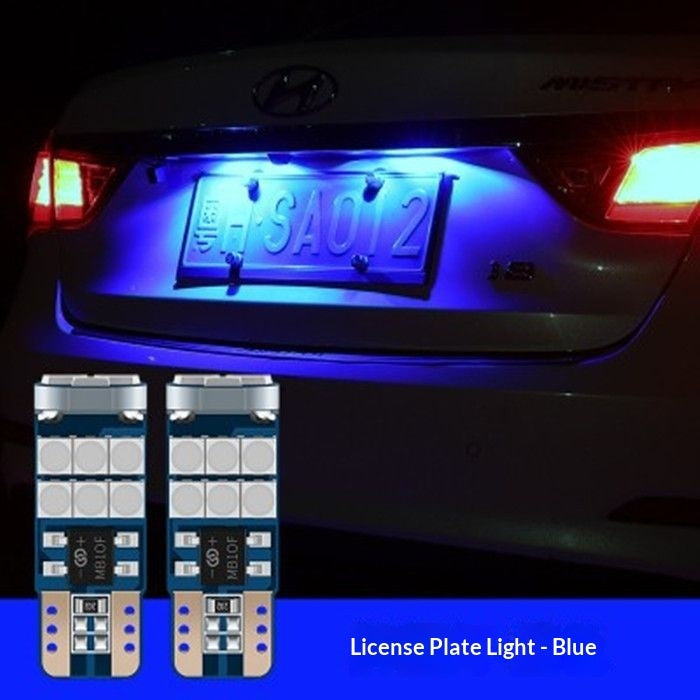 Car LED License Plate Light Upgrade Bright T10 Plate Light