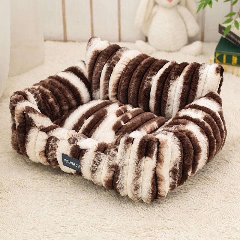 Large Pet Sofa Bed Plush Pet Bed