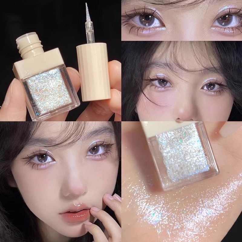 Little Bear Liquid Eyeshadow With Little Bear Glitter And Shimmer Powder