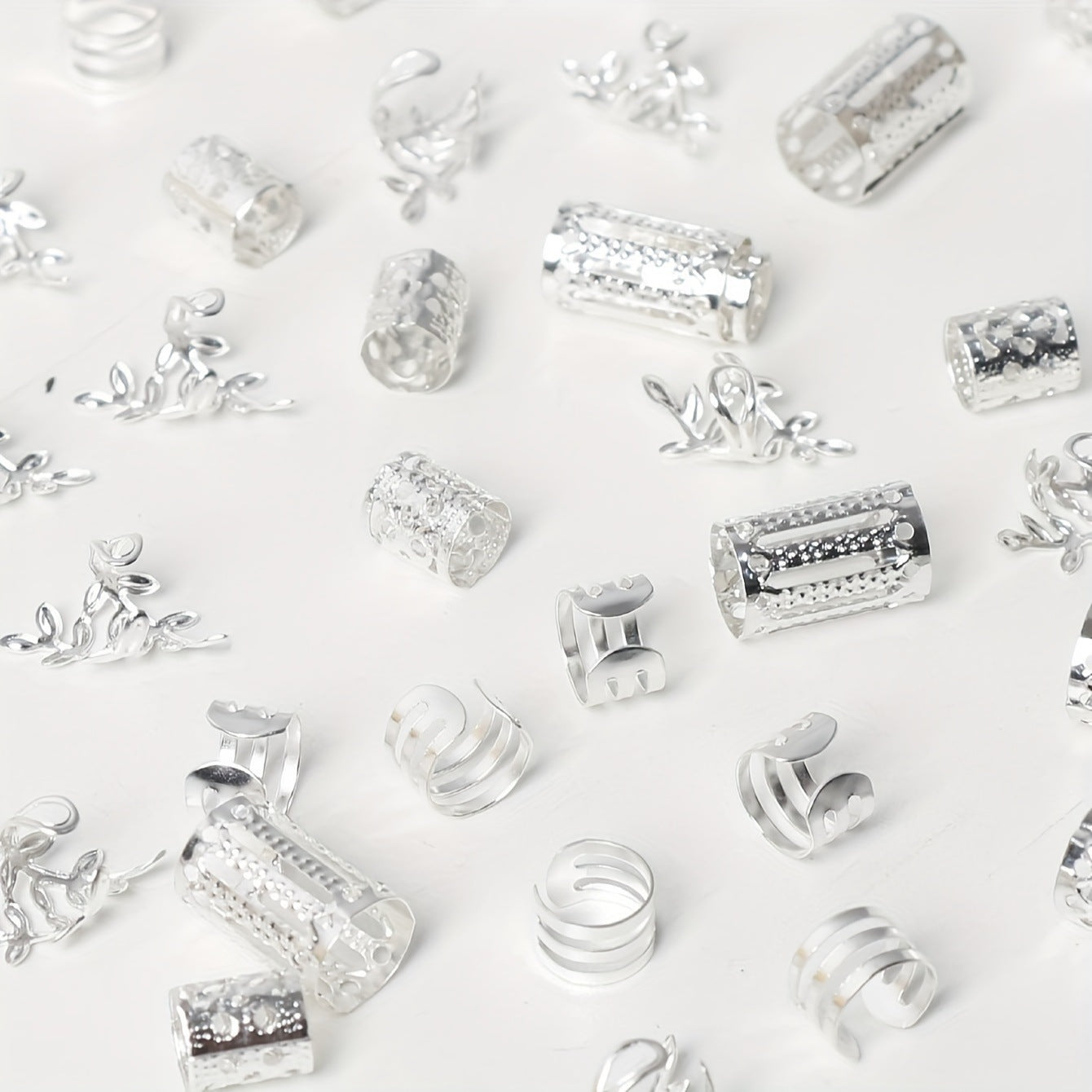 40pcsDIY Wig Dreadlocks Ornament Accessories