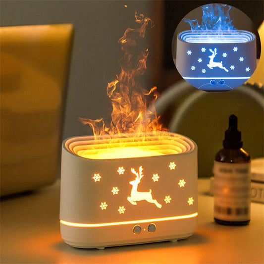 Elk Flame Humidifier Diffuser Mute Household Atmosphere  Home Decorations
