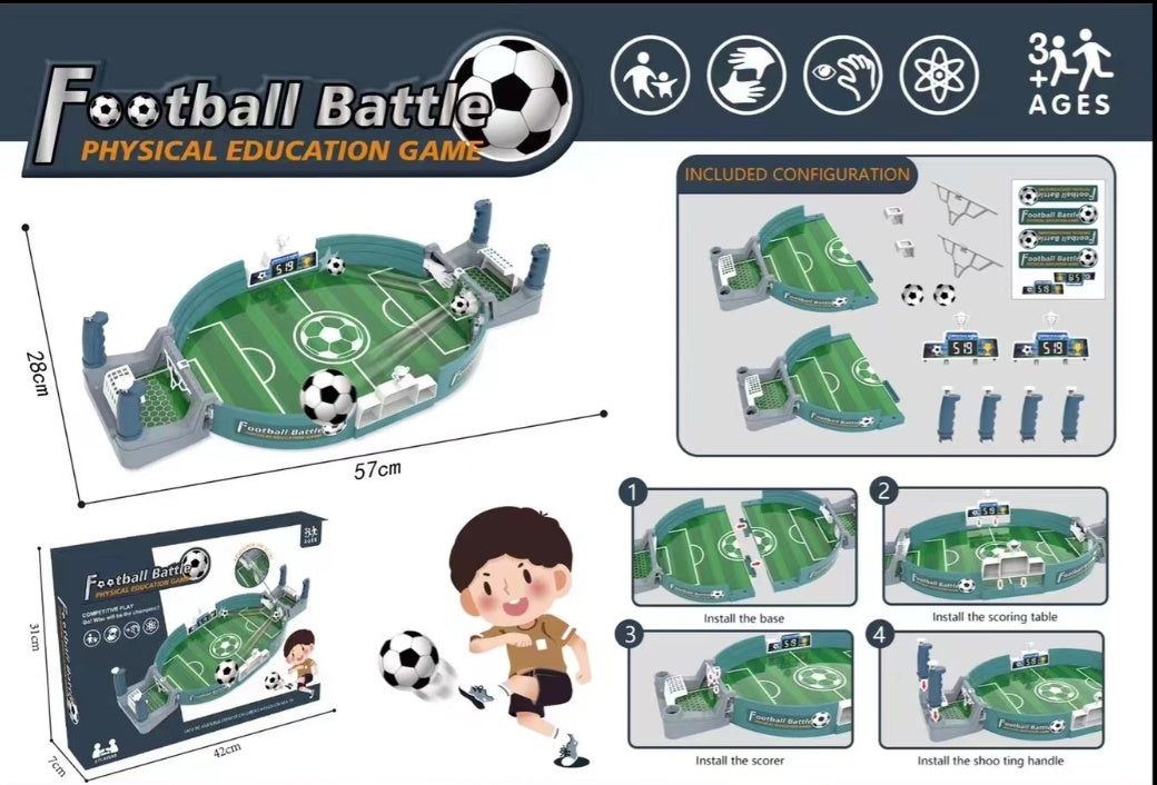Children's Educational Double Competitive Large Football Station