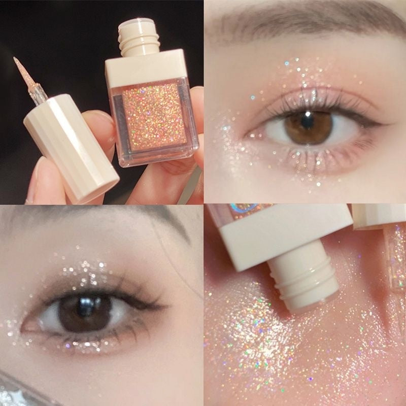 Little Bear Liquid Eyeshadow With Little Bear Glitter And Shimmer Powder