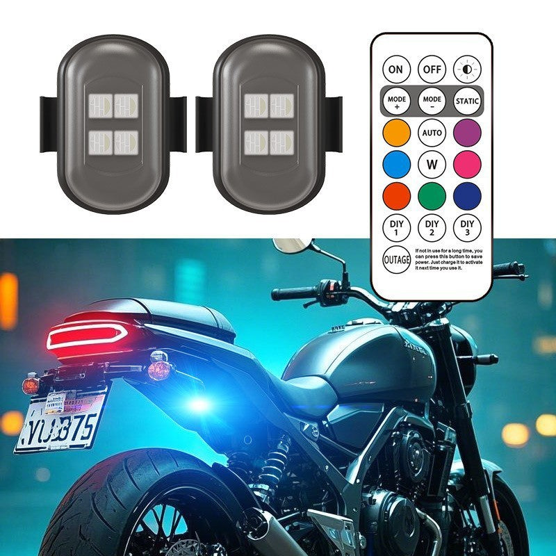 Car & Motorcycle Warning Light Cruise Light Led Wireless Remote Control Strobe Light
