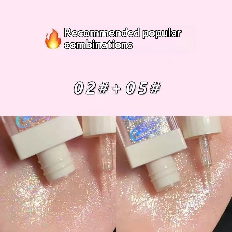Little Bear Liquid Eyeshadow With Little Bear Glitter And Shimmer Powder