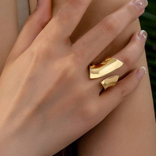 Simple Minimalist Round Open-ring Geometric Design Perfect For Womens Everyday Wear