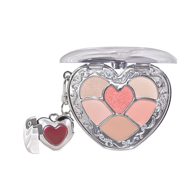 Eyeshadow And Lip Gloss Palette For Everyday Natural Makeup