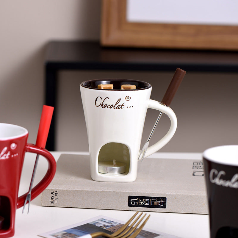Ceramic Chocolate Cup Hot Pot Stove
