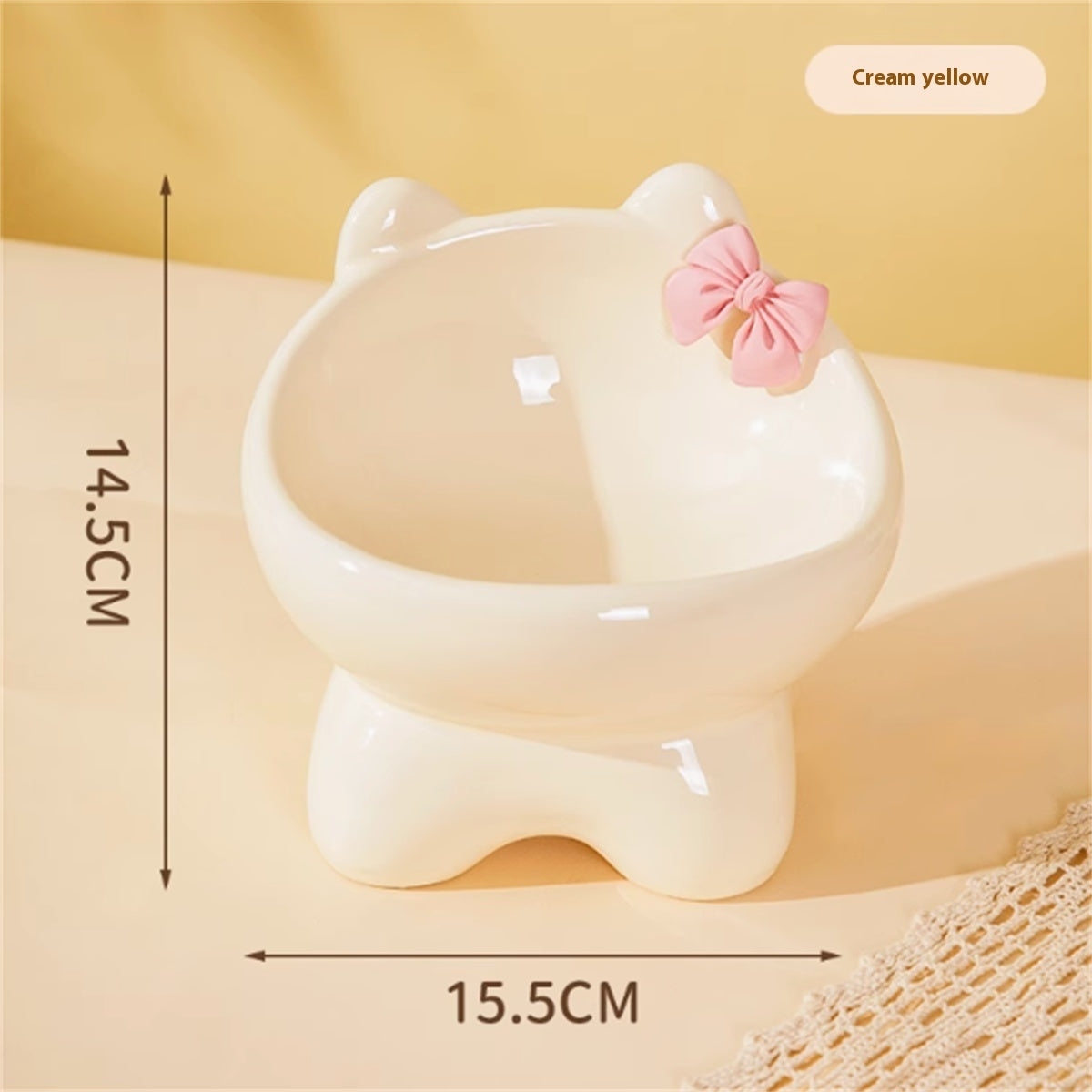 Protect The Cervical Vertebrae, Not Easy To Tip Over, And Prevent Black Chin Pet Bowl