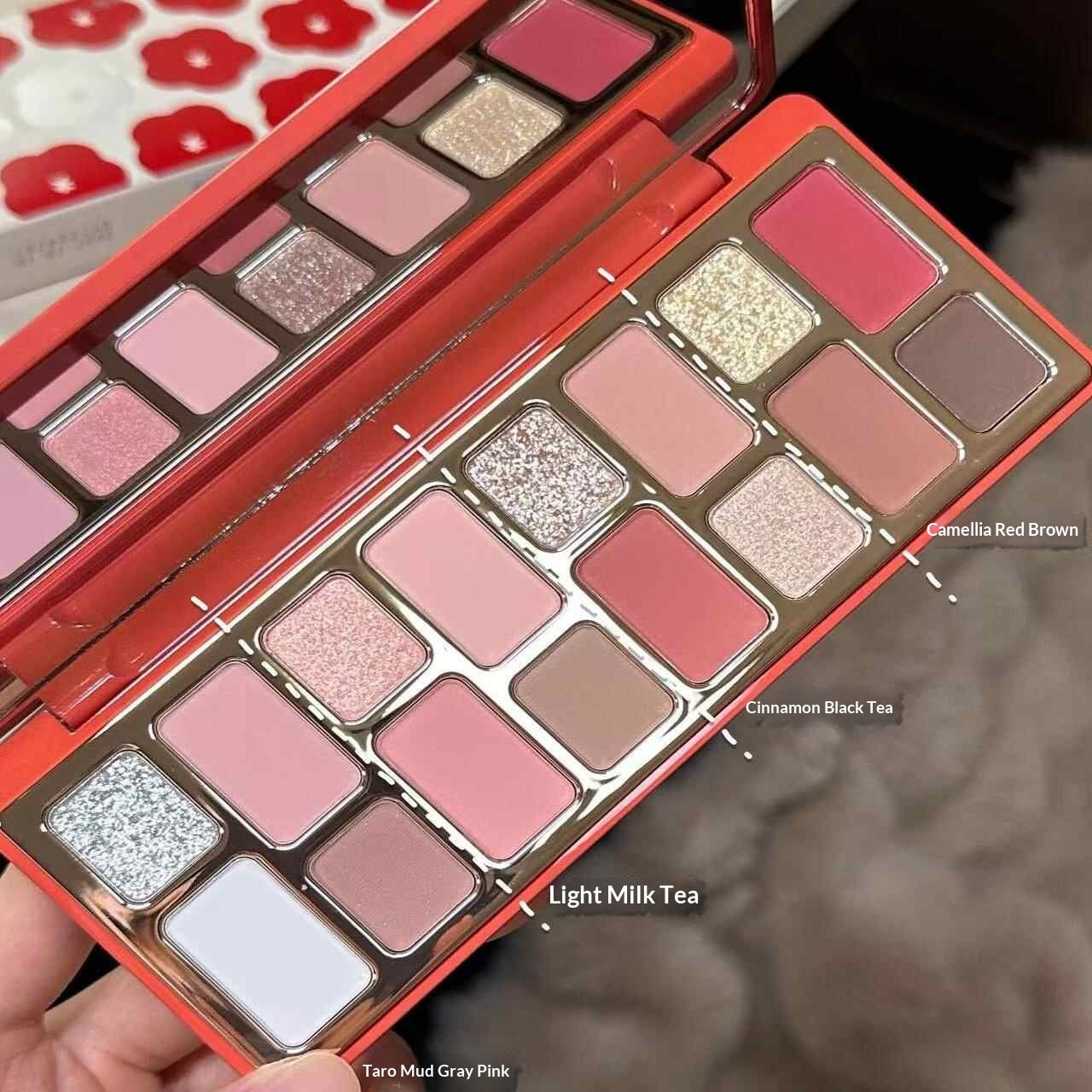 Original Qianyan (Douyin Make up) 16-colors Eyeshadow Palette Matte And Shimmer Finishes For Cosplay