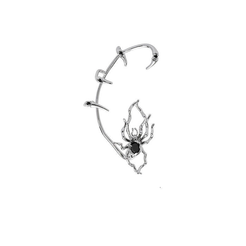 Dark Spider Ear Cuff Bone Clip