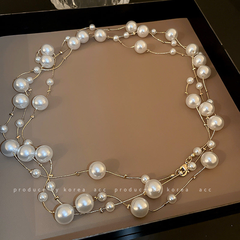 Temperament, Court Style, Minority Design, Collarbone Chain, Delicate And Gentle Sweater Chain
