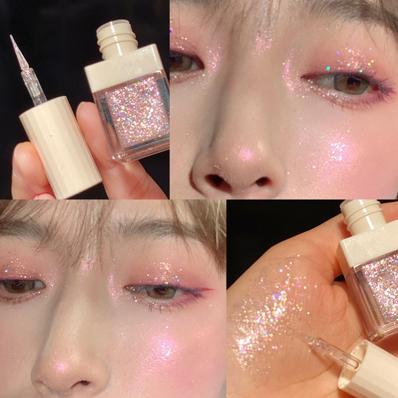 Little Bear Liquid Eyeshadow With Little Bear Glitter And Shimmer Powder