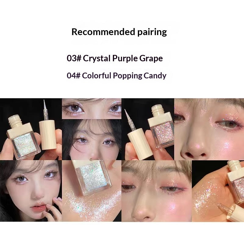 Little Bear Liquid Eyeshadow With Little Bear Glitter And Shimmer Powder