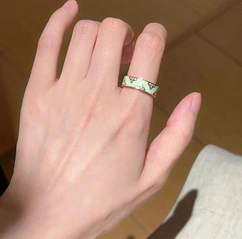Personalized Minority Pearl Bamboo Joint Creative Ring