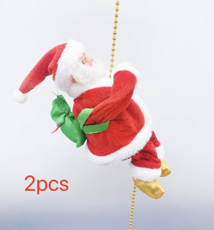 Santa Claus Climb Doll Toys Decorations