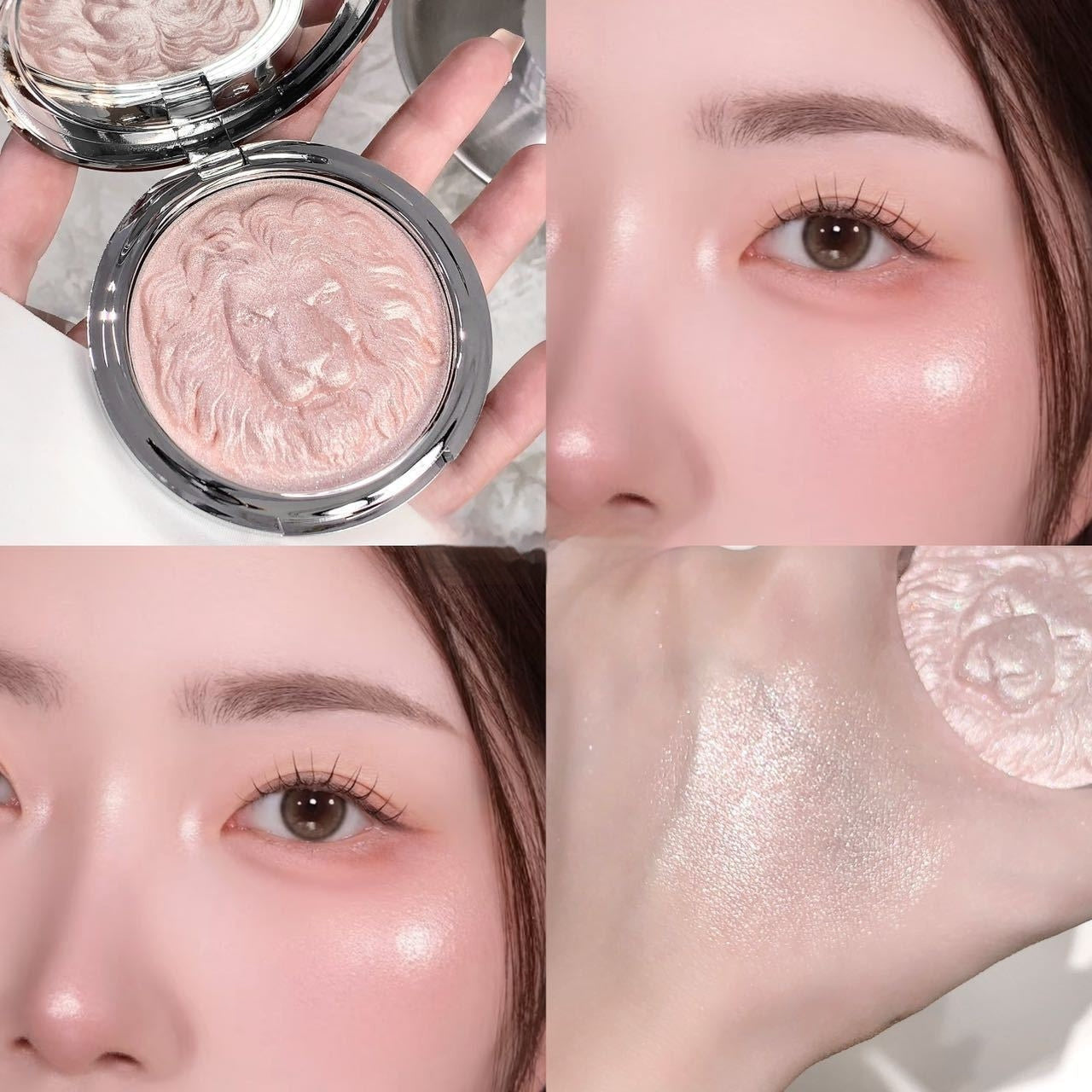 Portable Household High Gloss And Fine Glitter Grooming Powder