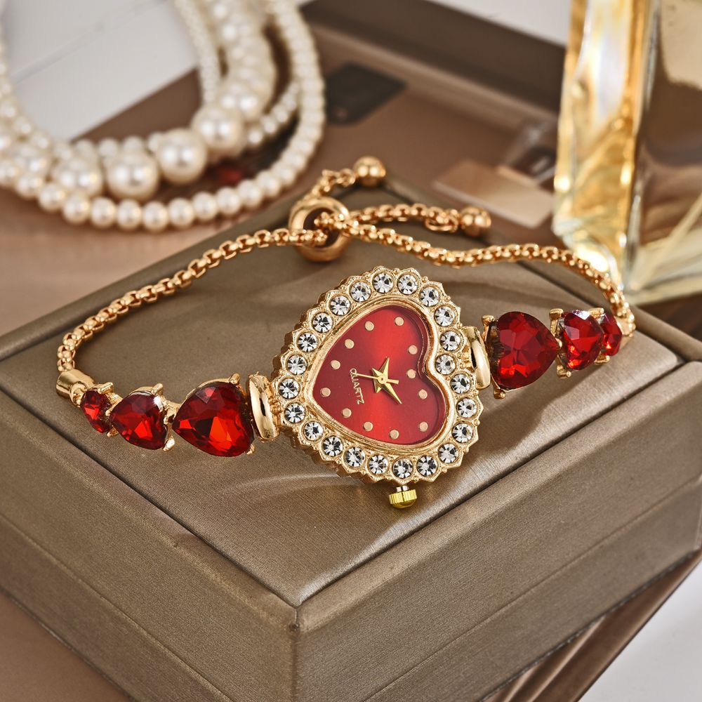 Exquisite Cute Heart Shape Quartz Watch Casual