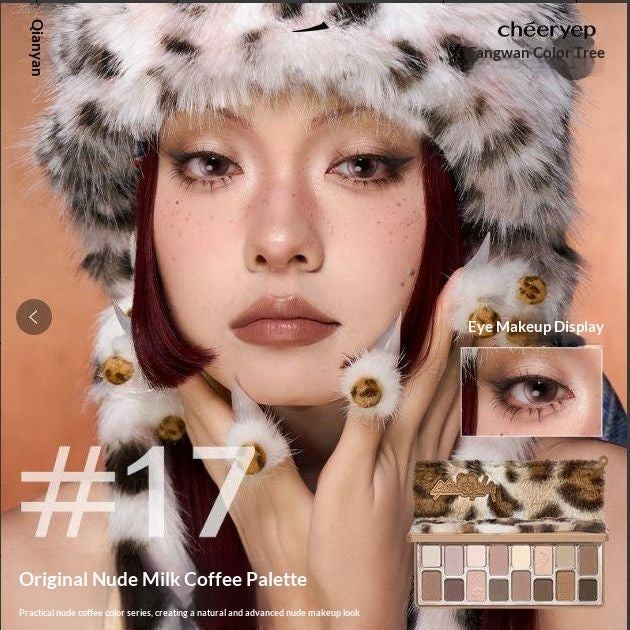 Original Qianyan (Douyin Make up) 16-colors Eyeshadow Palette Matte And Shimmer Finishes For Cosplay