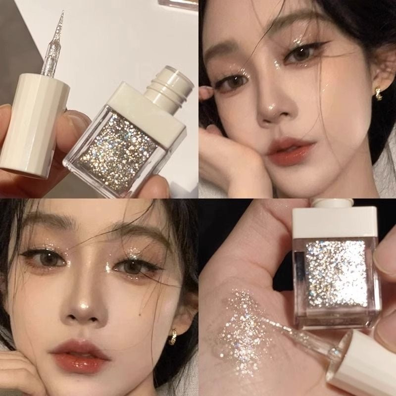 Little Bear Liquid Eyeshadow With Little Bear Glitter And Shimmer Powder