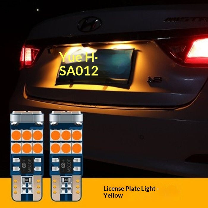 Car LED License Plate Light Upgrade Bright T10 Plate Light