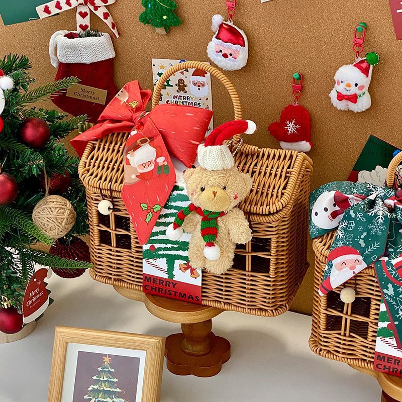 Practical Portable Basket Empty Box Christmas Eve Gift Box