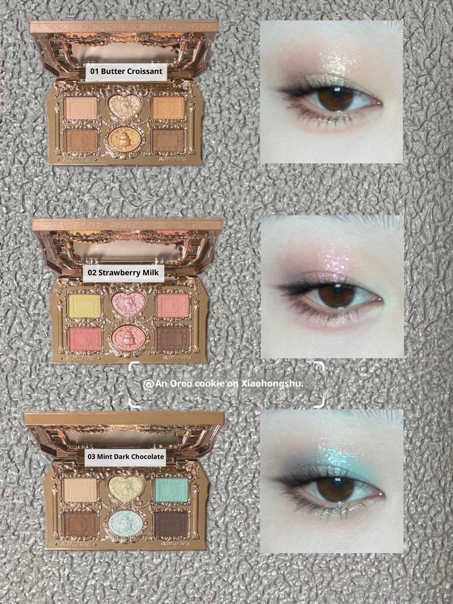 Original Flower Knows Sweetheart Bear Eyeshadow Palette Matte Shimmer Easy To Use [AUTHENTIC PRODUCT]