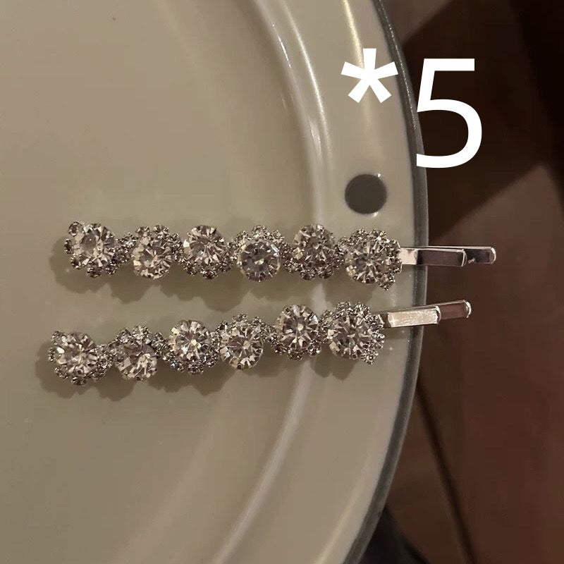 Bang Side Clip Crystal Rhinestone Sweet Cool Fairy Temperamental Side Clip