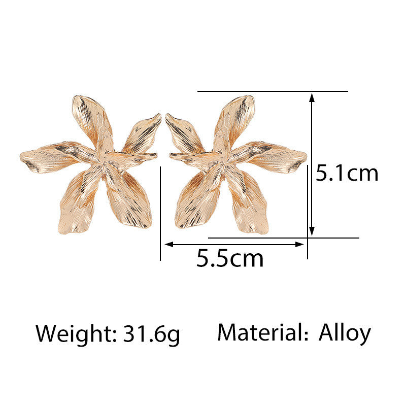 Fashion European And American Style Floral Ladies Earrings